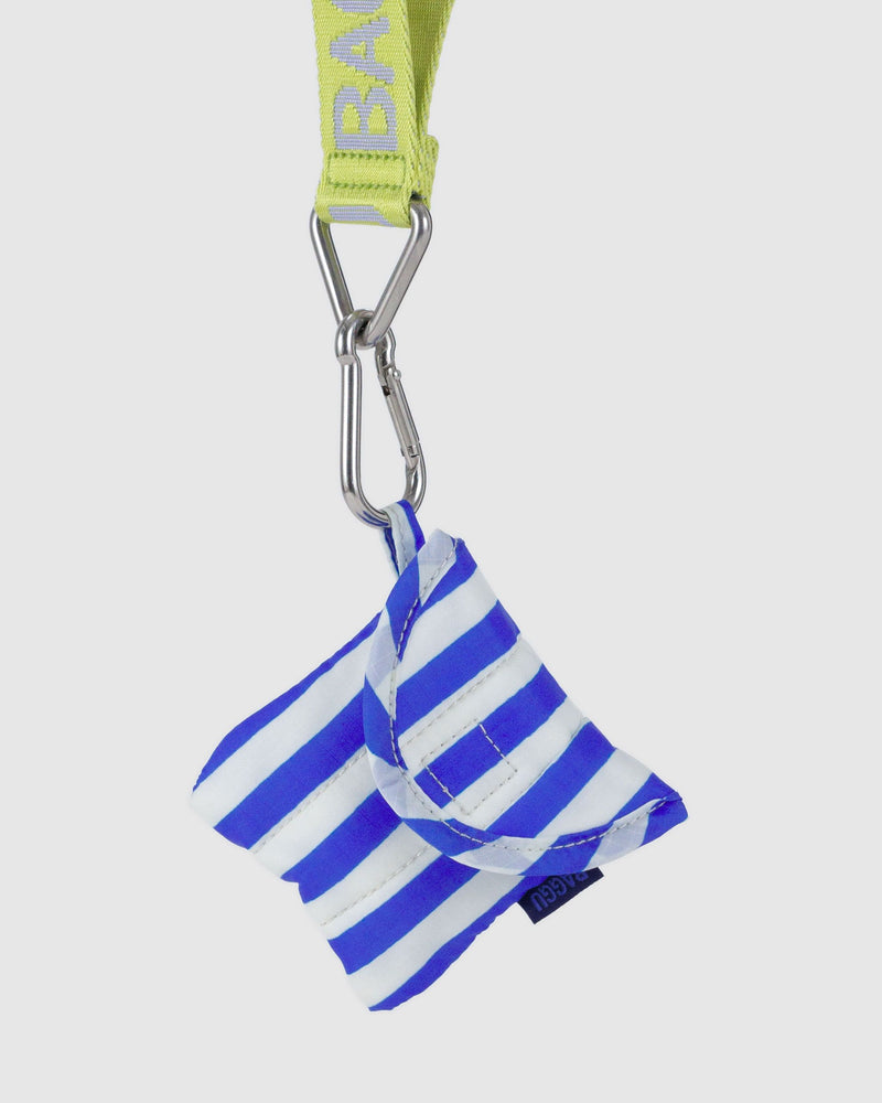 BAGGU.com Cases & Sleeves Puffy Earbuds Case - Blue Painted Stripe