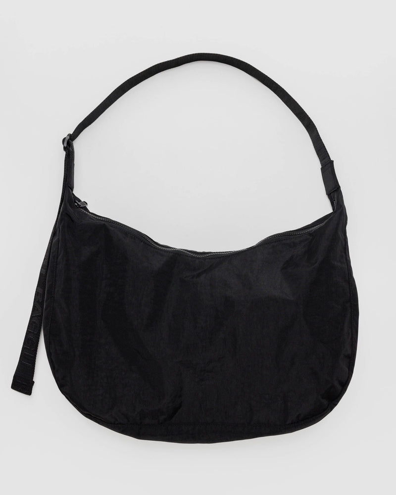 BAGGU.com  Large Nylon Crescent Bag - Black 37.5