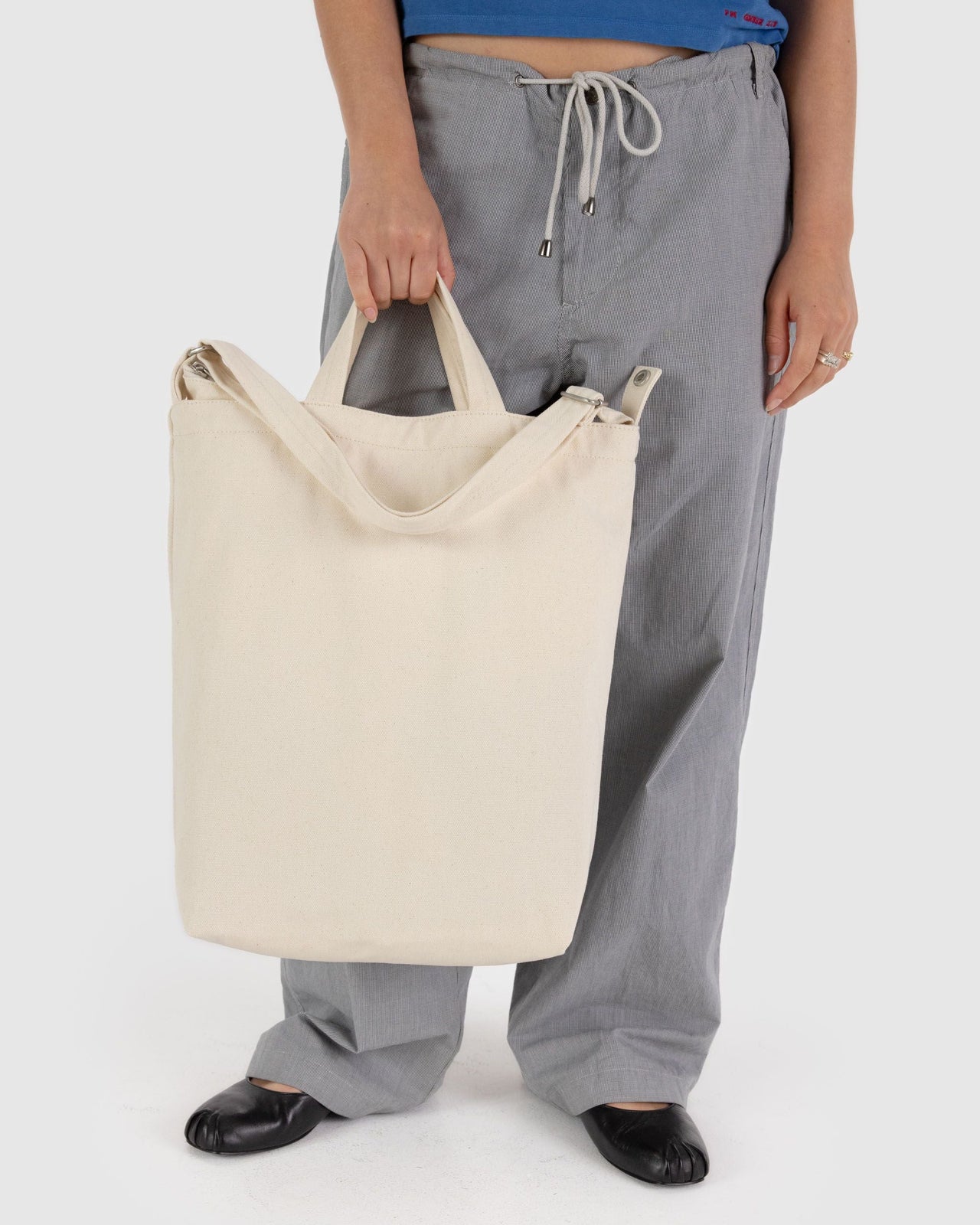Zip Duck Bag - Natural Canvas