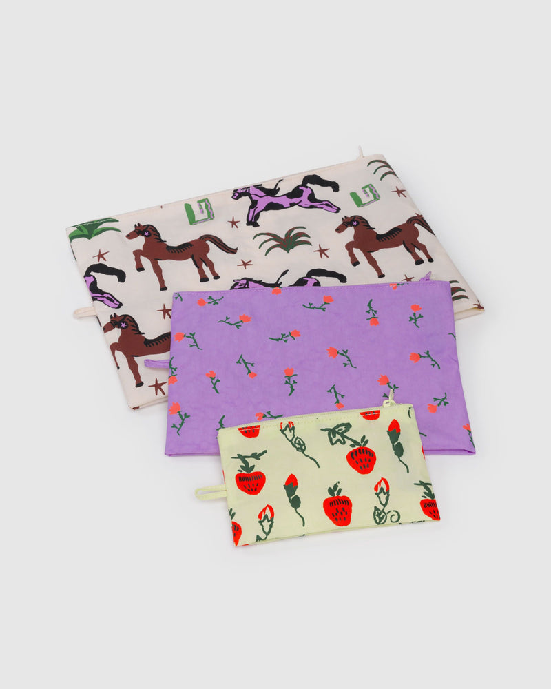 BAGGU.com  Go Pouch Set - Painted Prairie