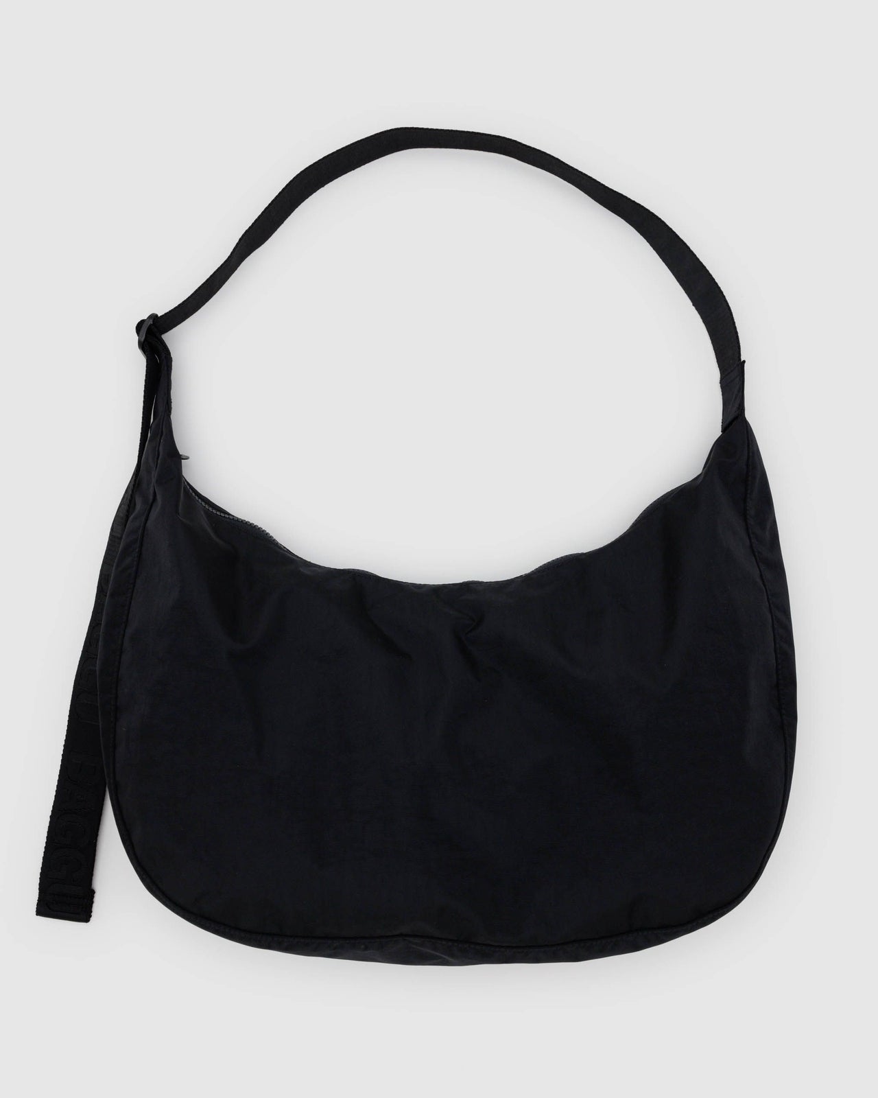 Large Nylon Crescent Bag - Black 41
