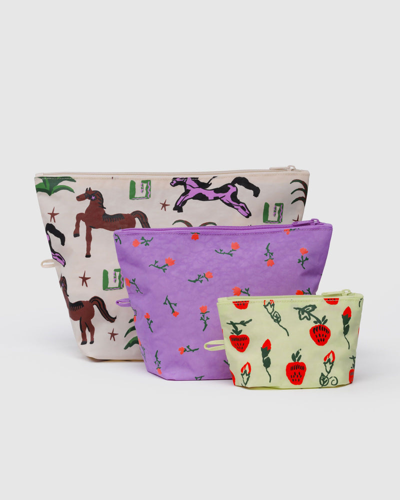 BAGGU.com  Go Pouch Set - Painted Prairie
