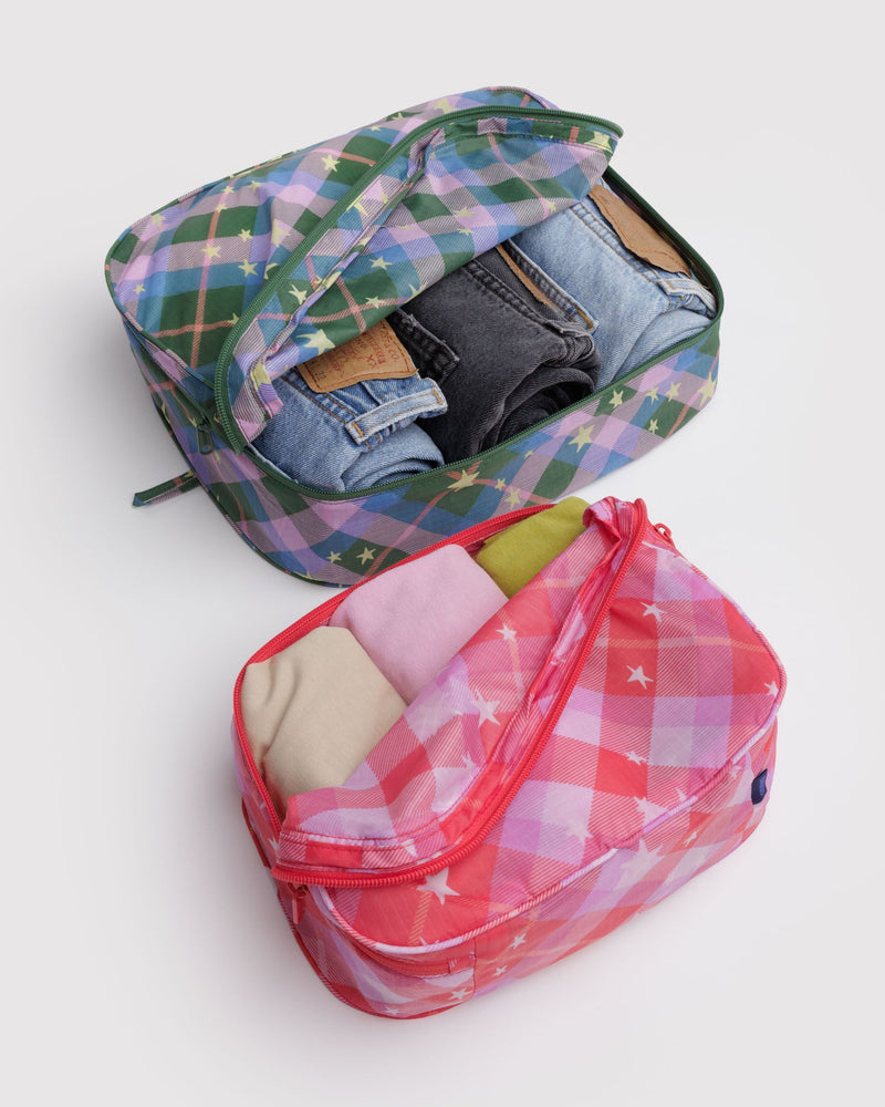 BAGGU.com New Arrivals Packing Cube Set - Star Plaid