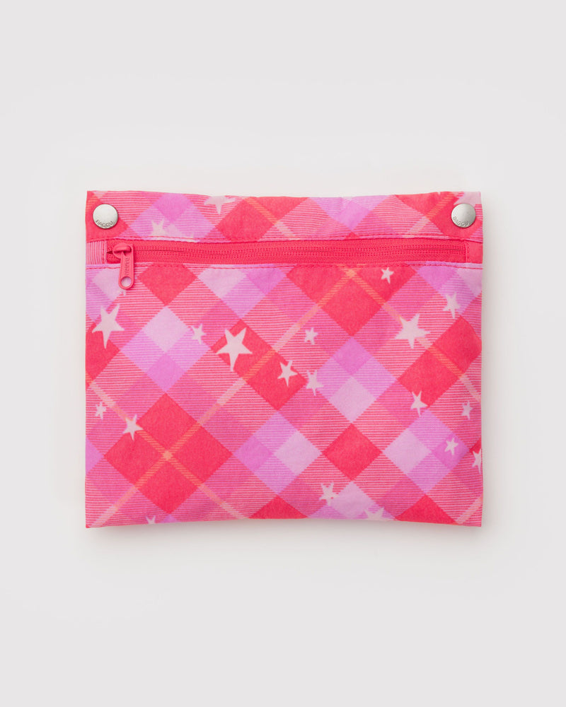 BAGGU.com Totes Cloud Bag - Pink Star Plaid