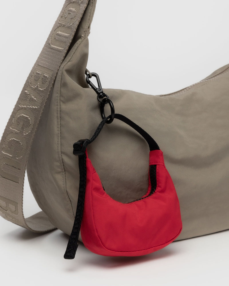 BAGGU.com  Crescent Bag Charm - Candy Apple