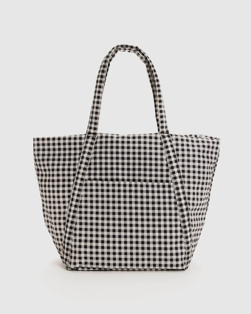 BAGGU.com Totes Cloud Bag - Black & White Gingham