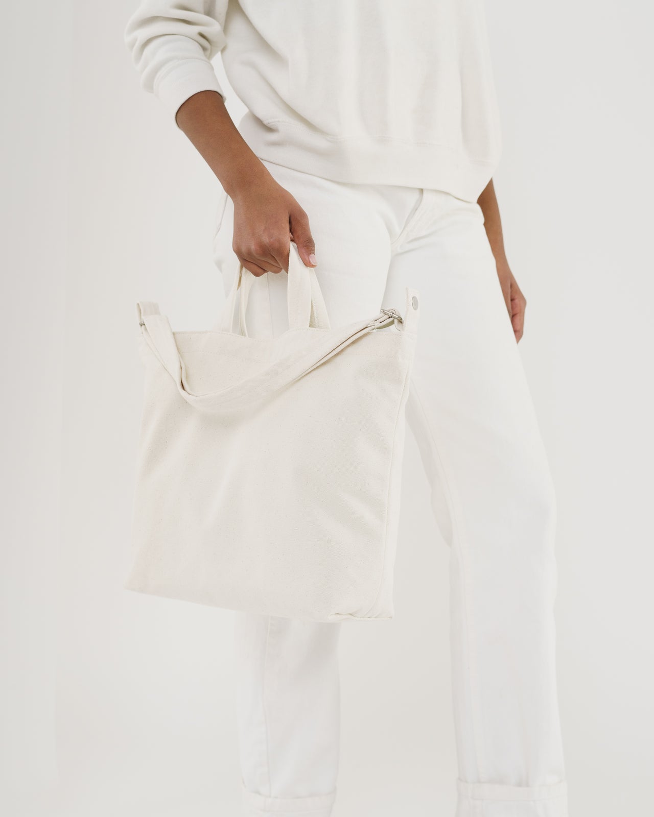 Horizontal Duck Bag - Natural Canvas
