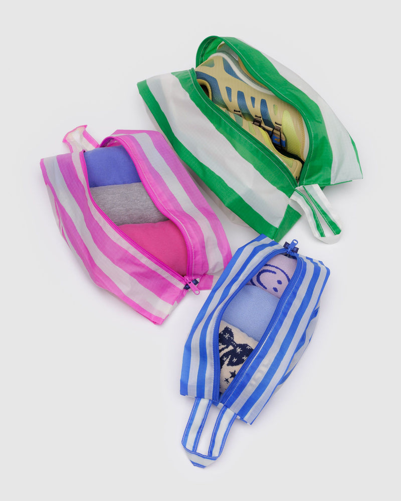 BAGGU Travel 3D Zip Set - Painted Stripe