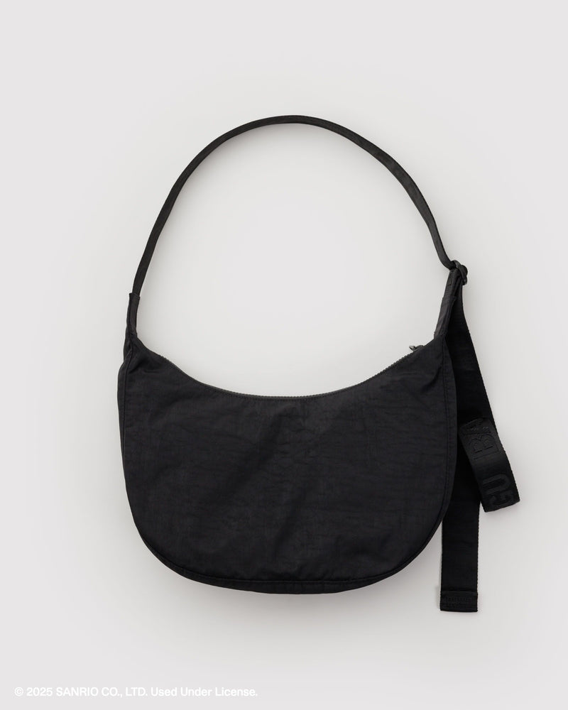 BAGGU  Medium Nylon Crescent Bag - Embroidered Hello Kitty Western