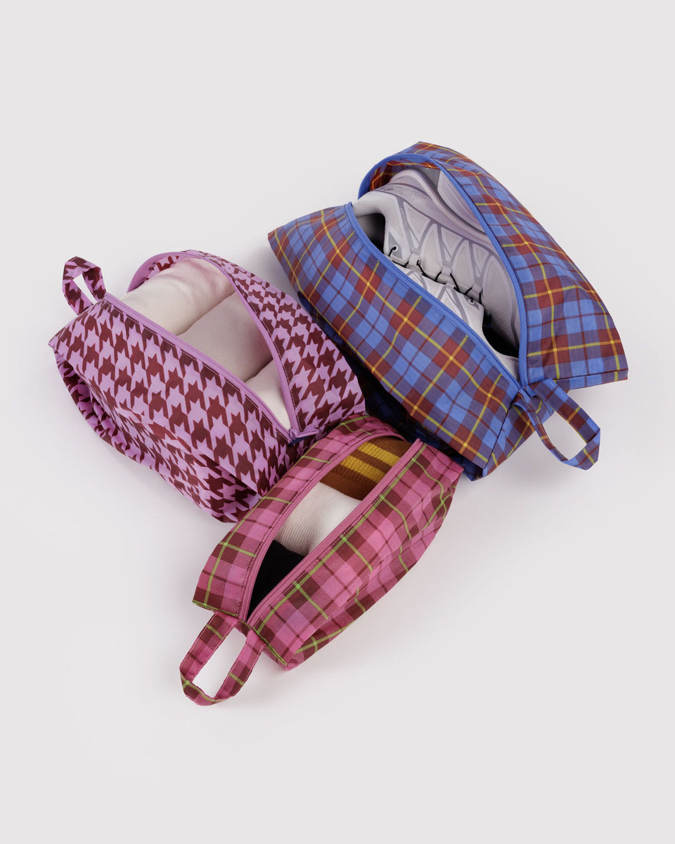 BAGGU Travel 3D Zip Set - Check Mix