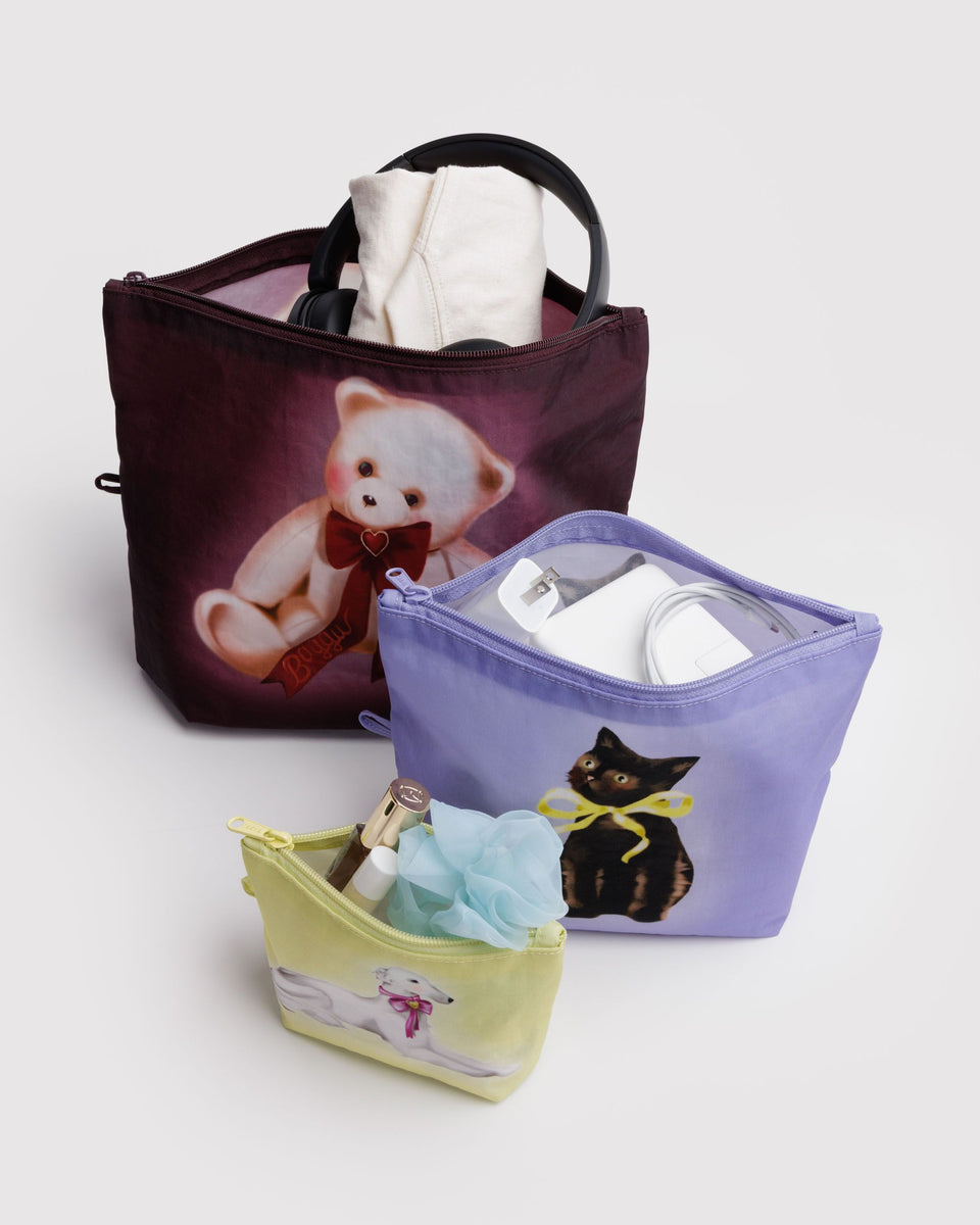 BAGGU Travel Go Pouch Set - Fancy Animals