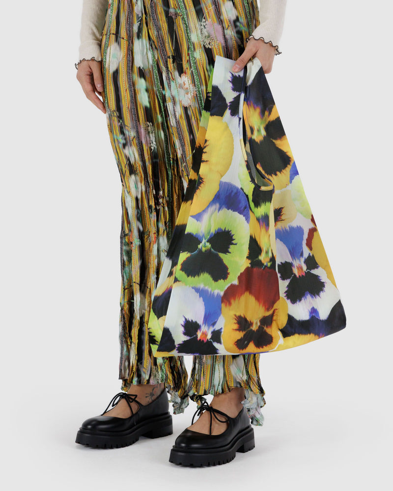 BAGGU.com Recycled Ripstop Nylon Standard Baggu - Pansy