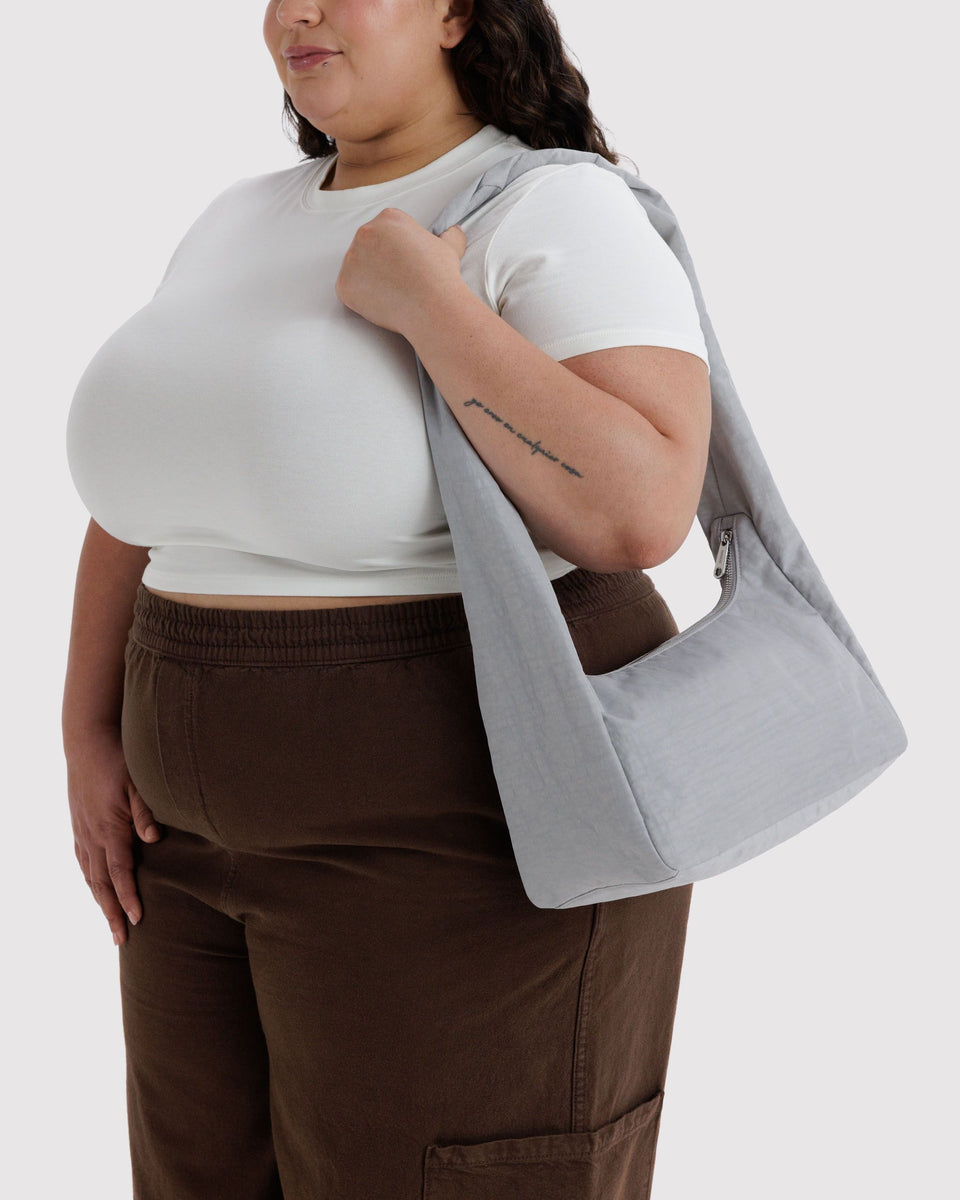 BAGGU New Arrivals Nylon Meringue Bag - Fog