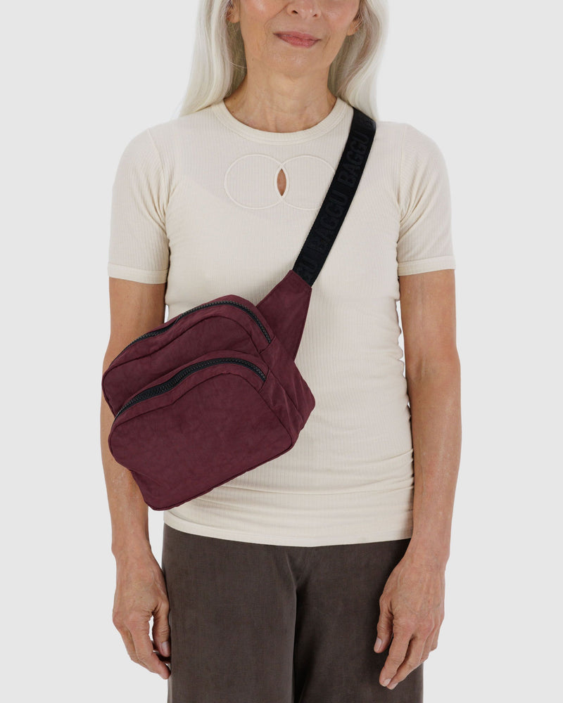 BAGGU  Fanny Pack - Mahogany