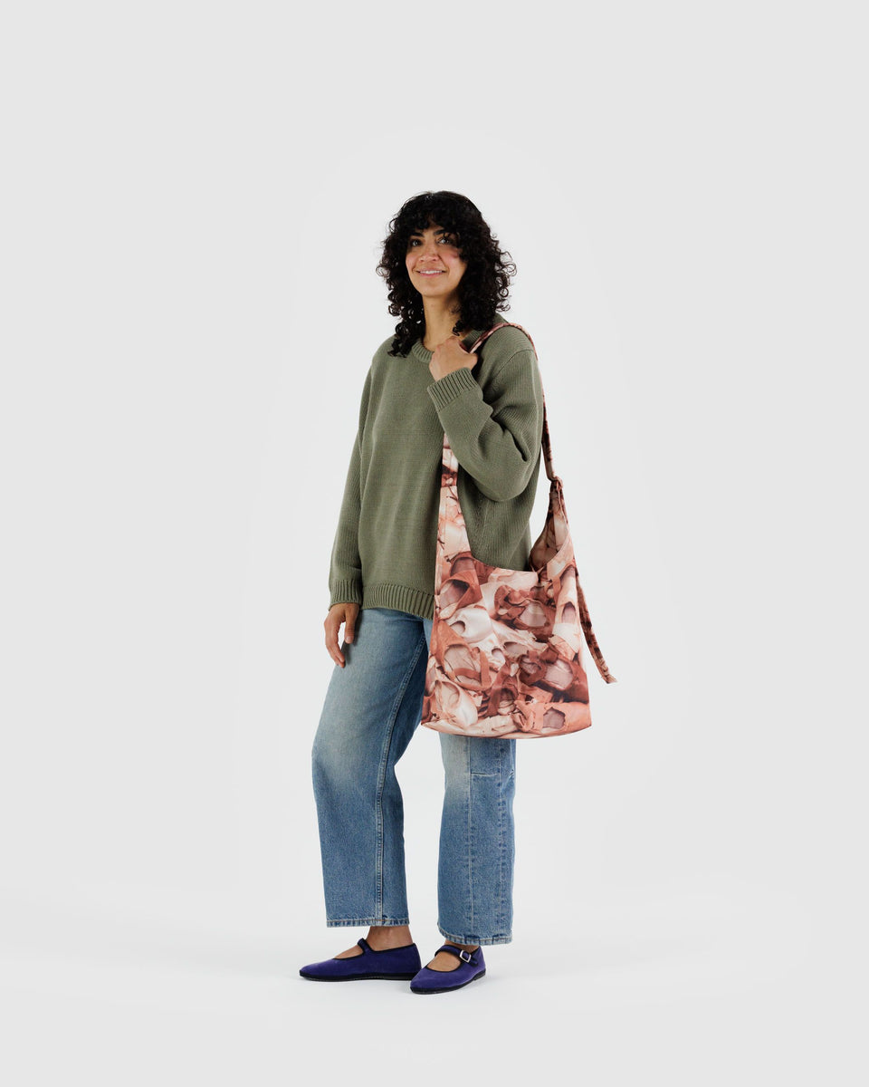 BAGGU.com Crossbody Bags Large Nylon Sling - Pointe Shoe