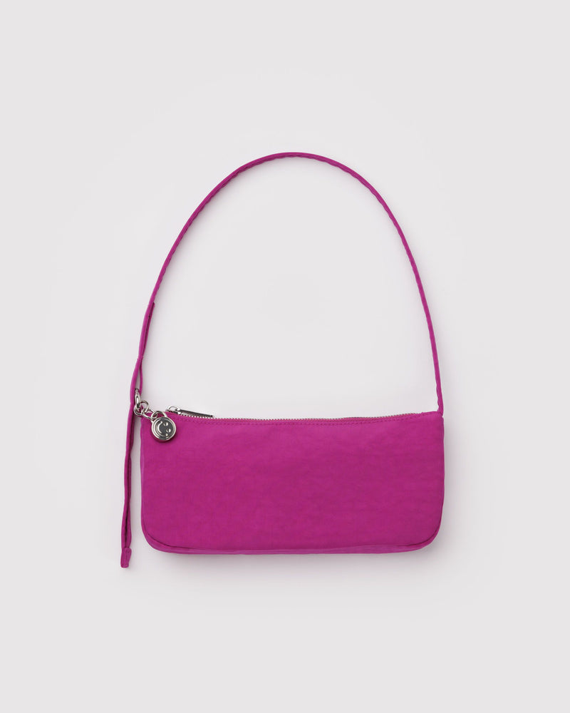 BAGGU  Nylon Pochette - Deep Fuchsia