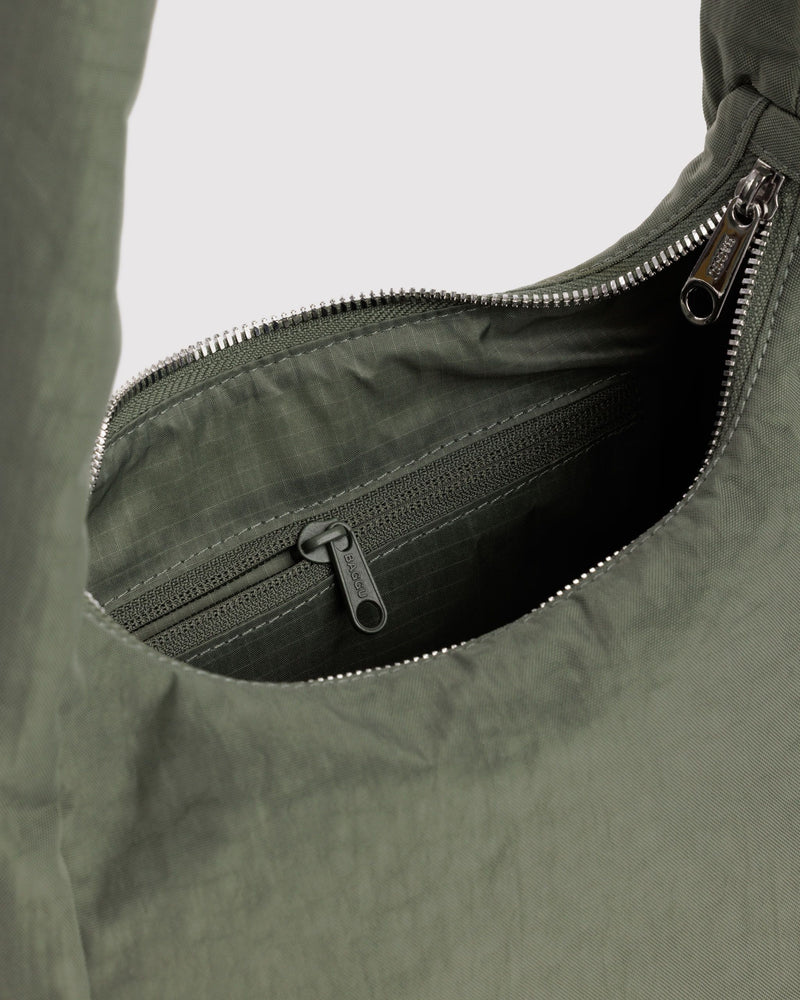 BAGGU  Small Nylon Meringue Bag - Caper