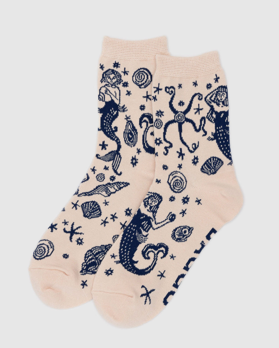 BAGGU ALL PRODUCTS Crew Sock - Mermaid