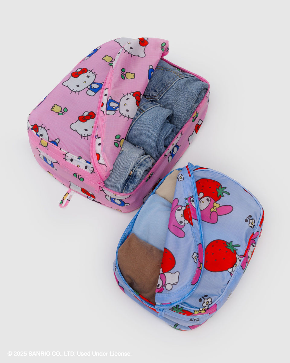 BAGGU ALL PRODUCTS Packing Cube Set - Hello Kitty and Friends Florals