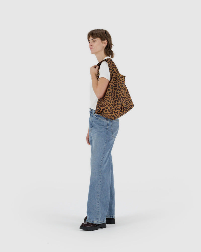 BAGGU Recycled Ripstop Nylon Standard Baggu - Leopard