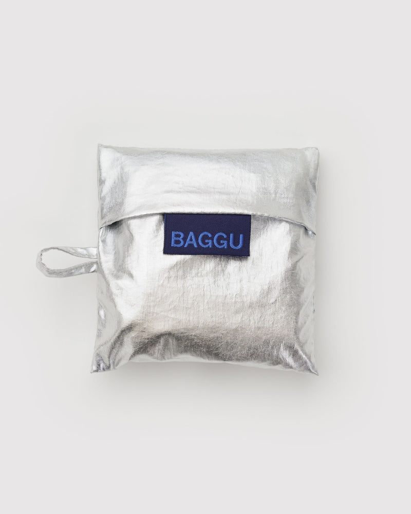 BAGGU.com  Baby Baggu - Chrome Metallic