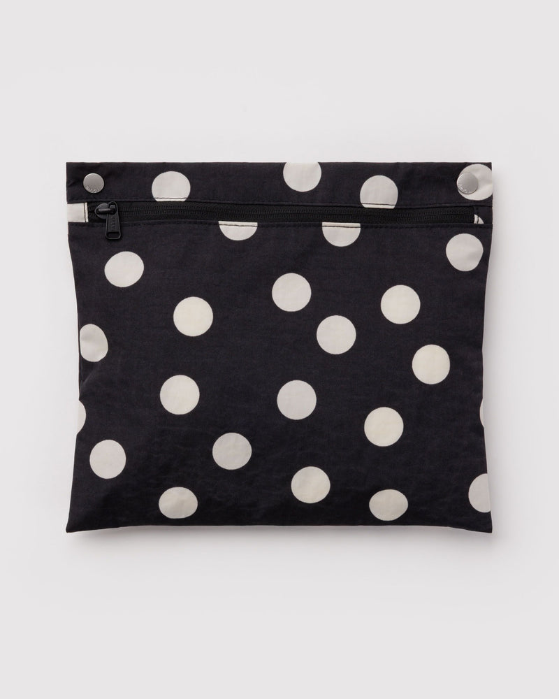 BAGGU  Cloud Carry-on - Black and Cream Polka Dot