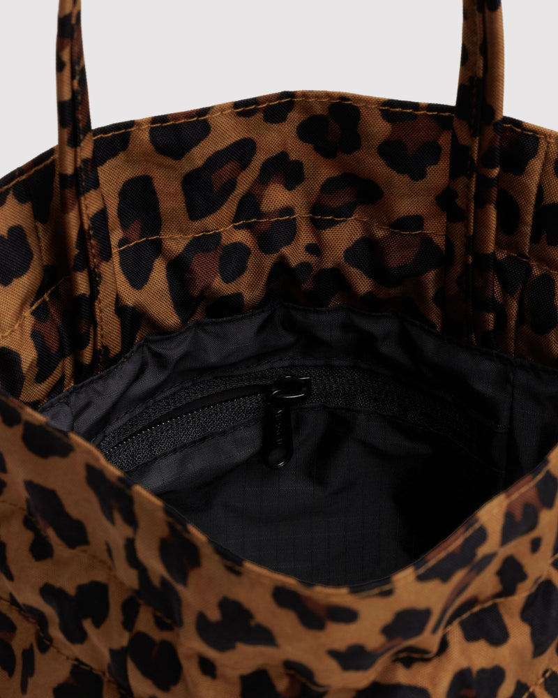 BAGGU  Nylon Drawstring Bag - Leopard