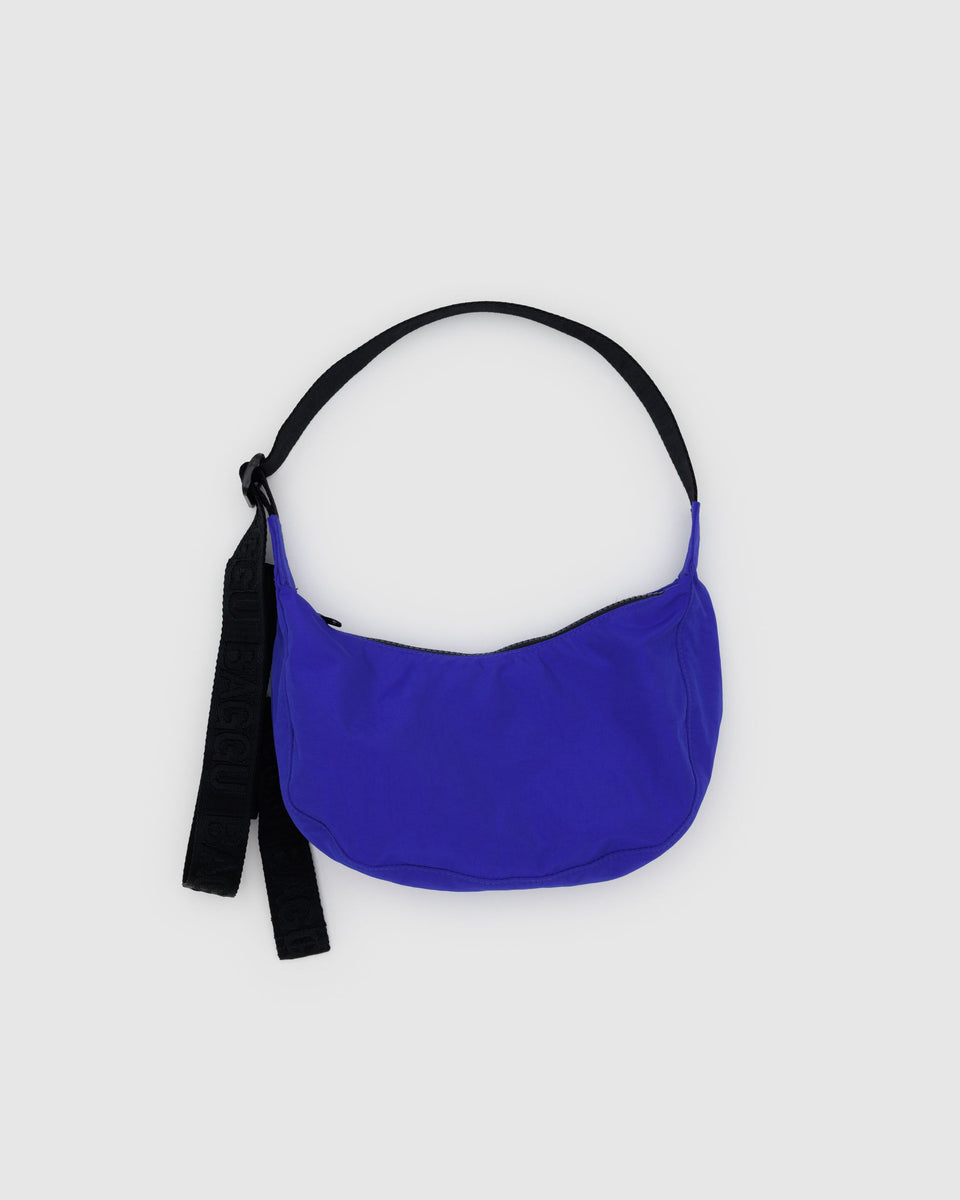 BAGGU ALL PRODUCTS Small Nylon Crescent Bag - Lapis