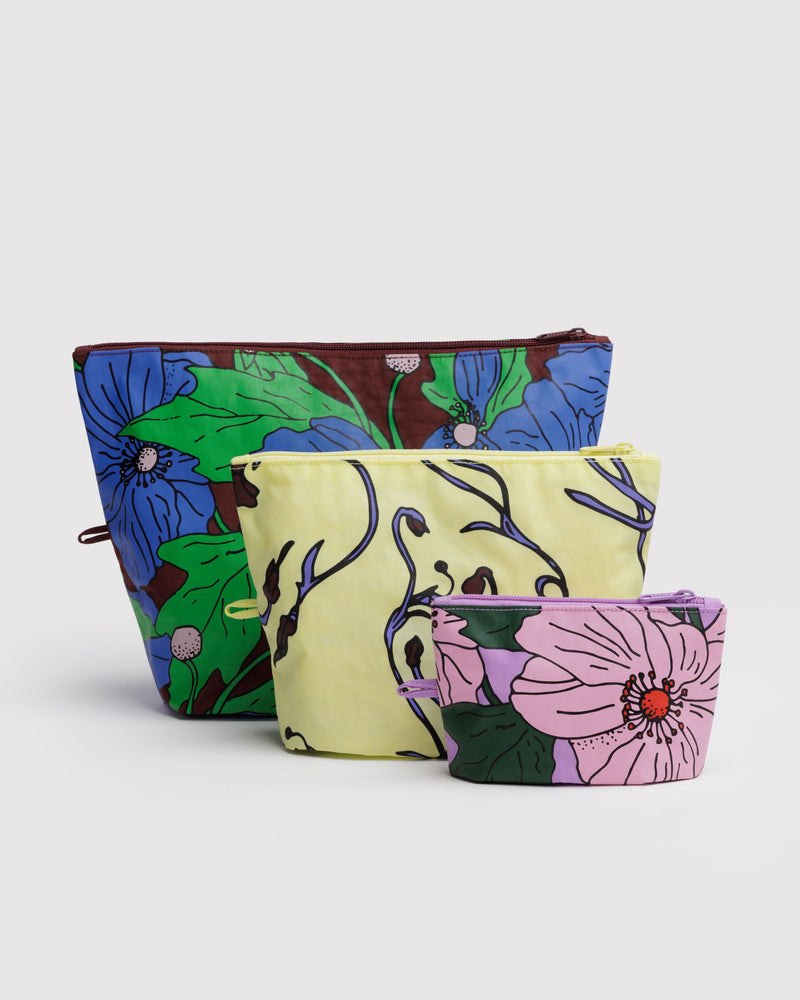 BAGGU.com  Go Pouch Set - Poppy Mix