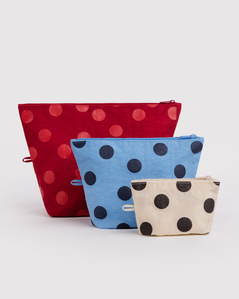 BAGGU Go Pouch Set Go Pouch Set - Polka Dot Mix