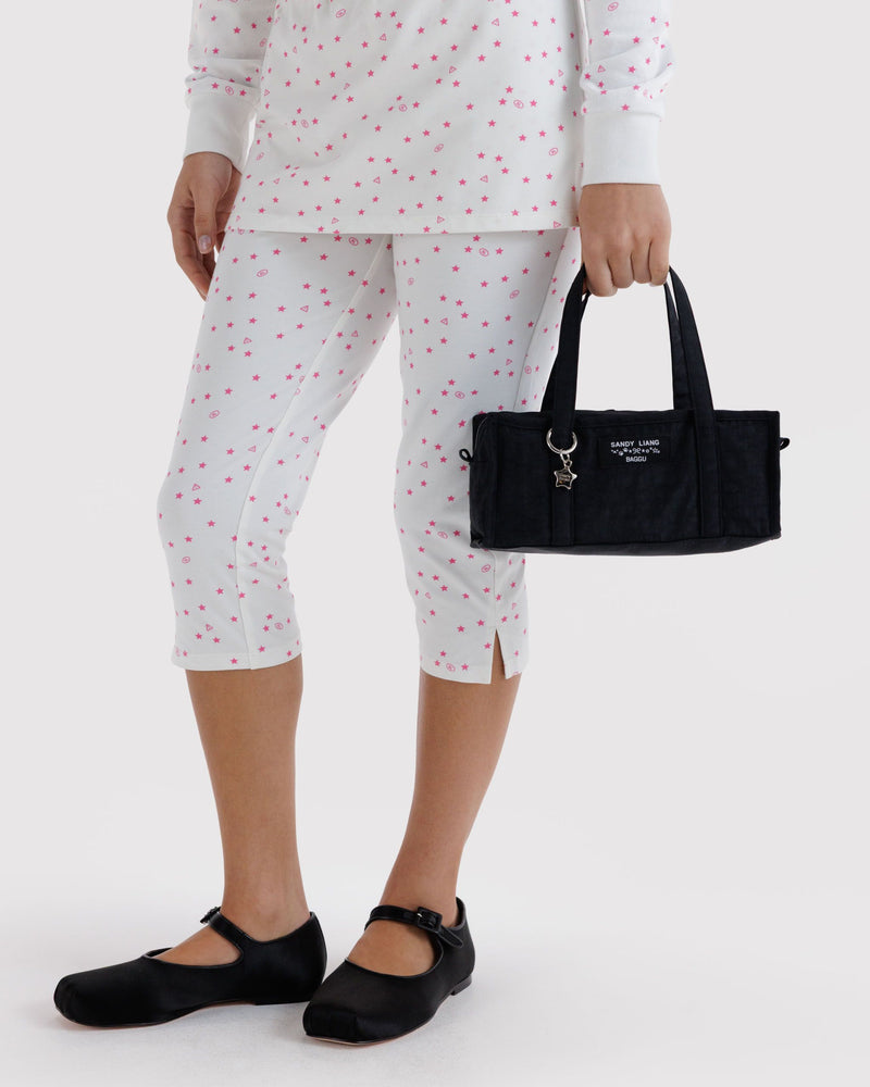 BAGGU  Mini Nylon Market Bag - Black
