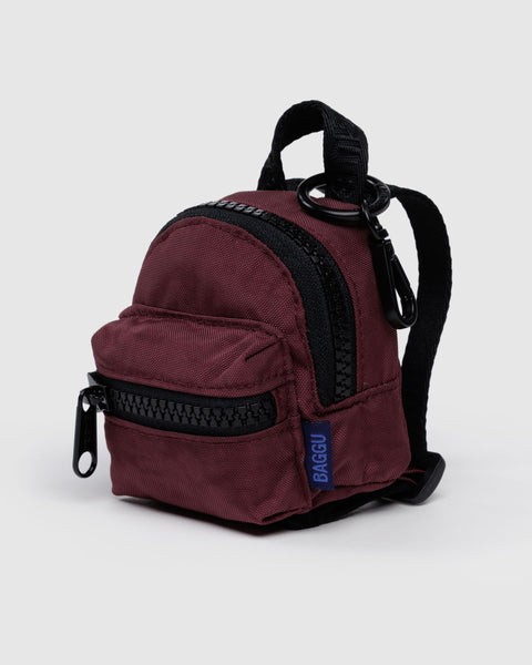 BAGGU.com Cases & Sleeves Backpack Charm - Mahogany