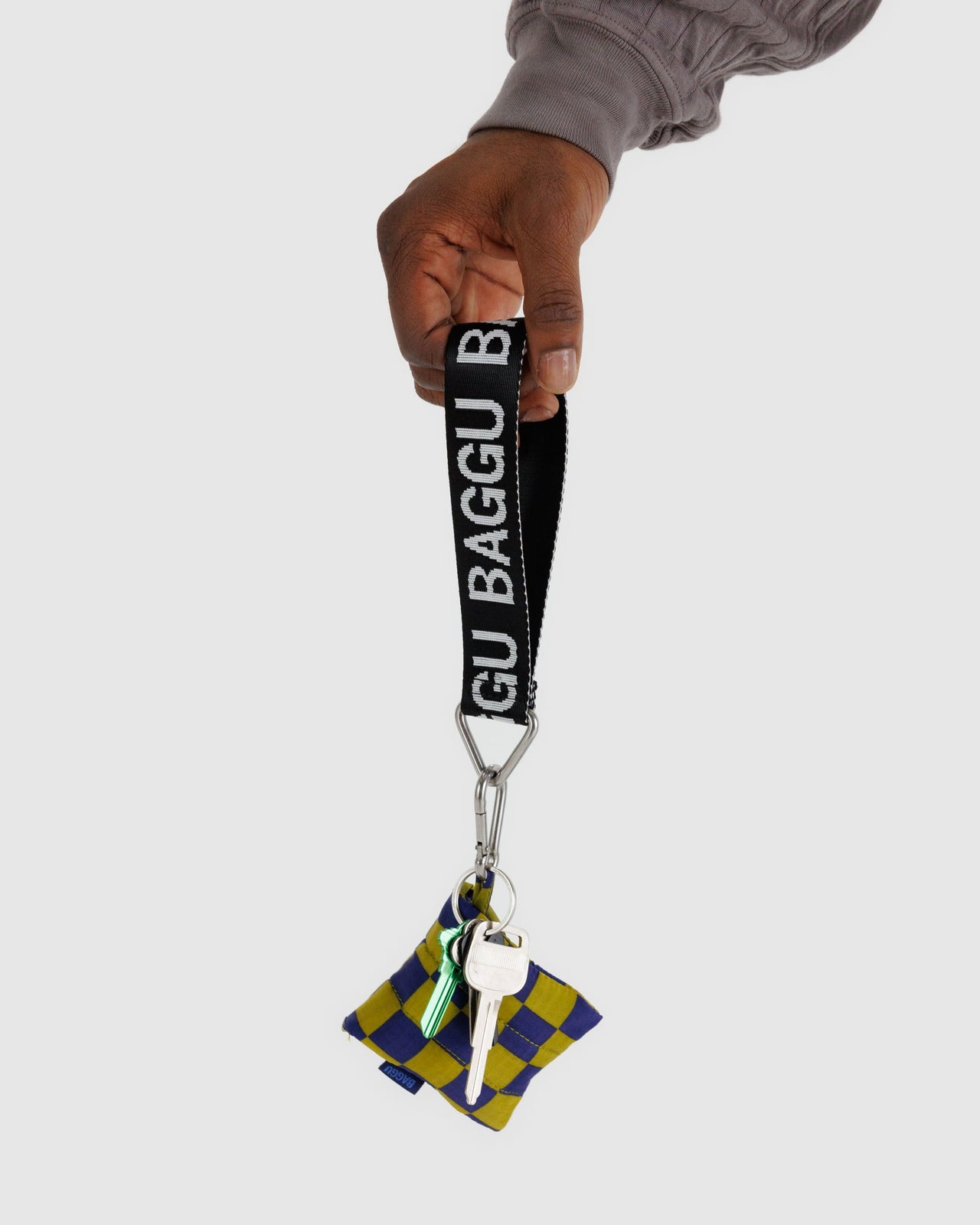 Logo Keychain - Black and White