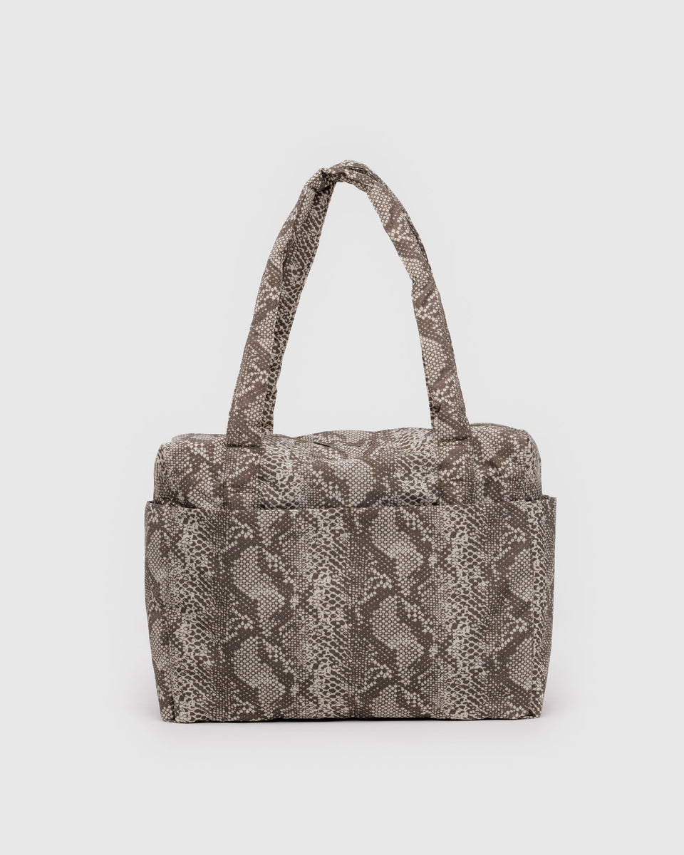 BAGGU PRODUCTS Small Cloud Carry-On - Snakeskin