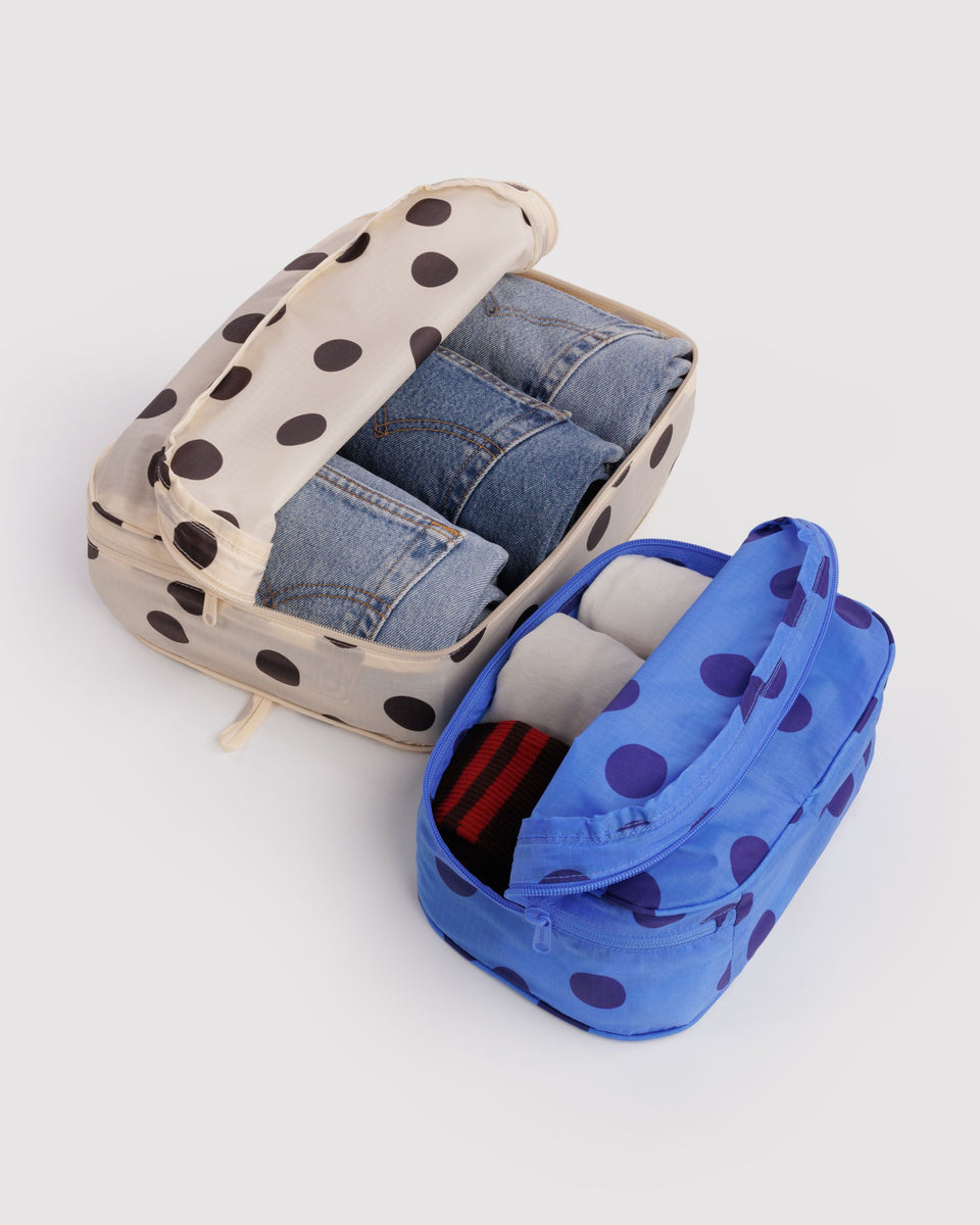 BAGGU New Arrivals Packing Cube Set - Polka Dot Mix