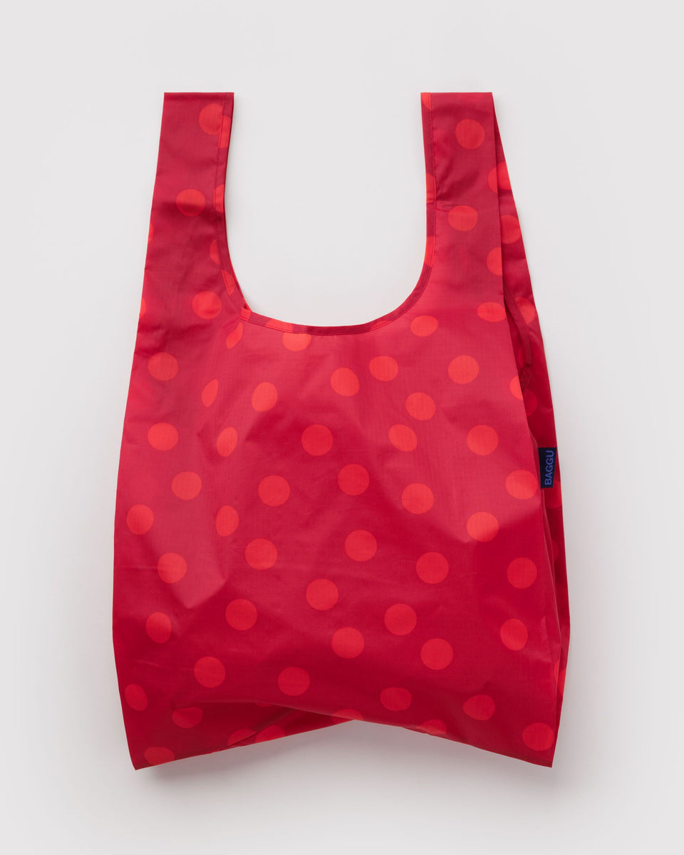 BAGGU New Arrivals Standard Baggu - Red Polka Dot
