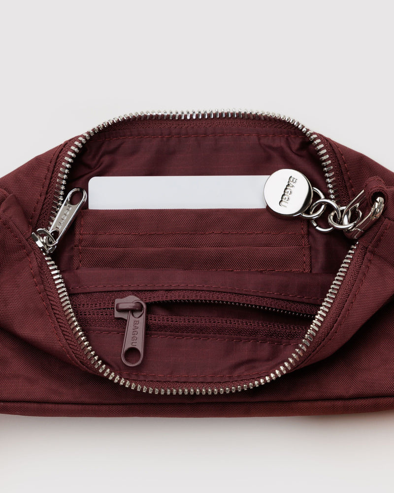 BAGGU New Arrivals Nylon Pochette - Mahogany