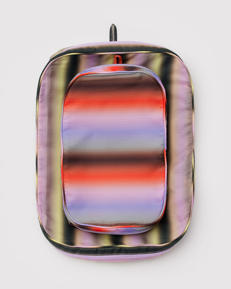 BAGGU  Packing Cube Set - Gradient Stripes