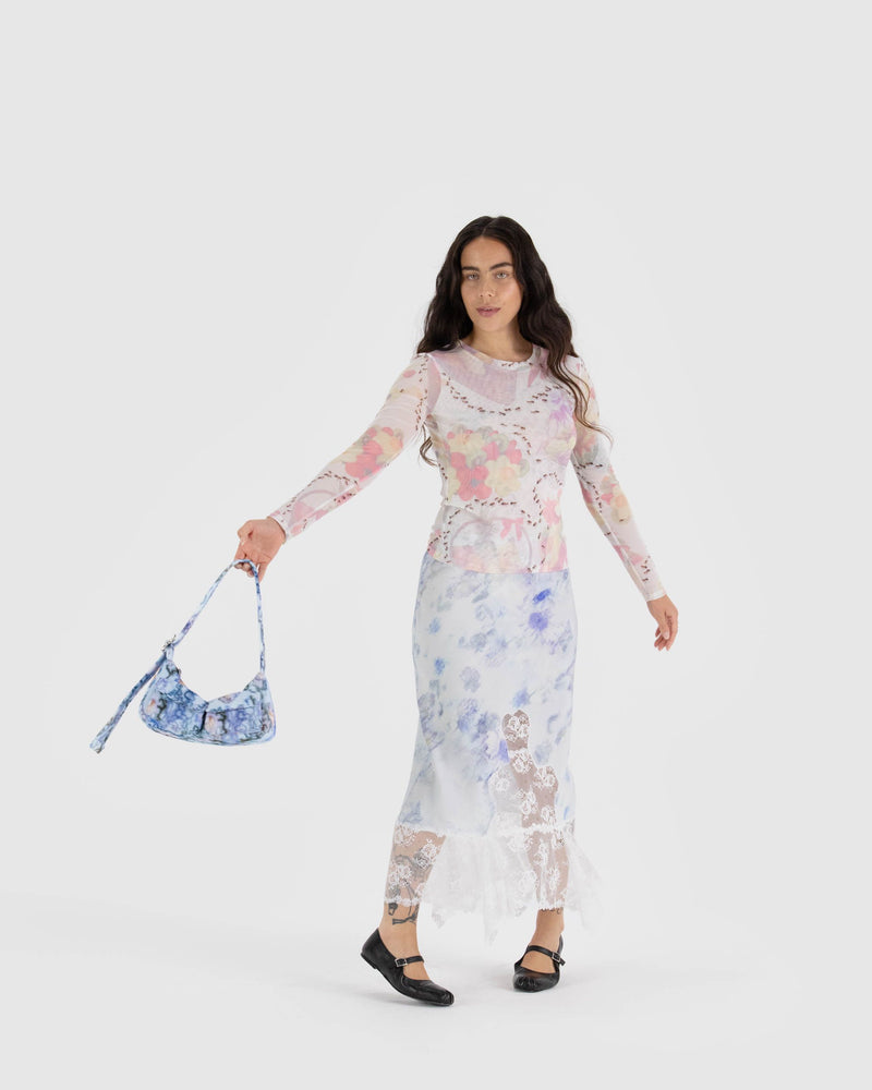 BAGGU.com  Cargo Shoulder Bag - Blue Thorns