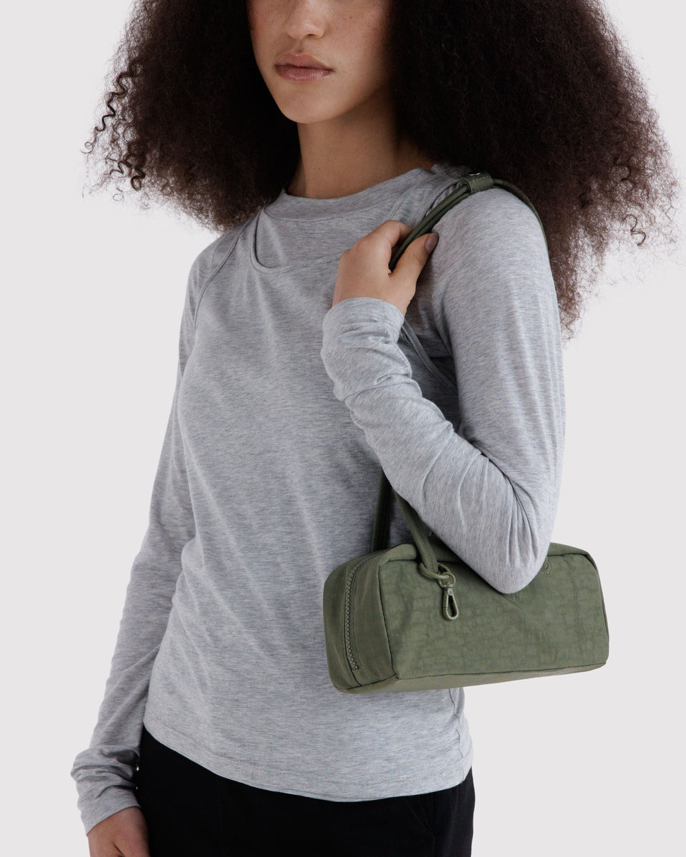 BAGGU New Arrivals Small Nylon Bowler Bag - Caper