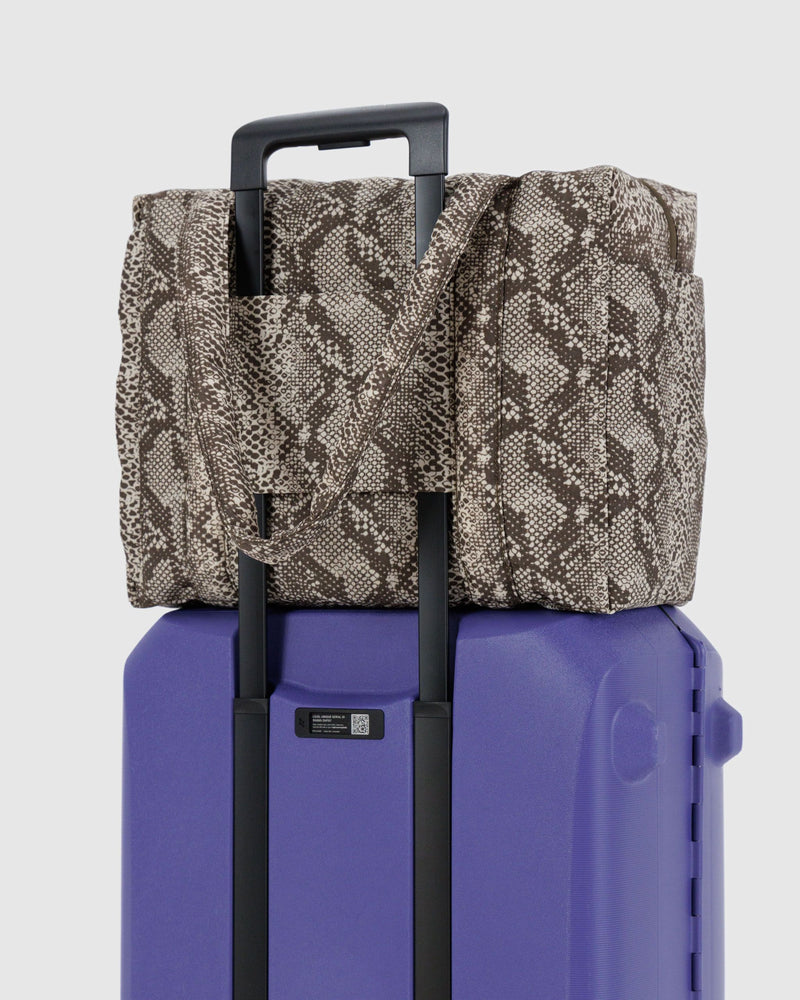 BAGGU PRODUCTS Small Cloud Carry-On - Snakeskin
