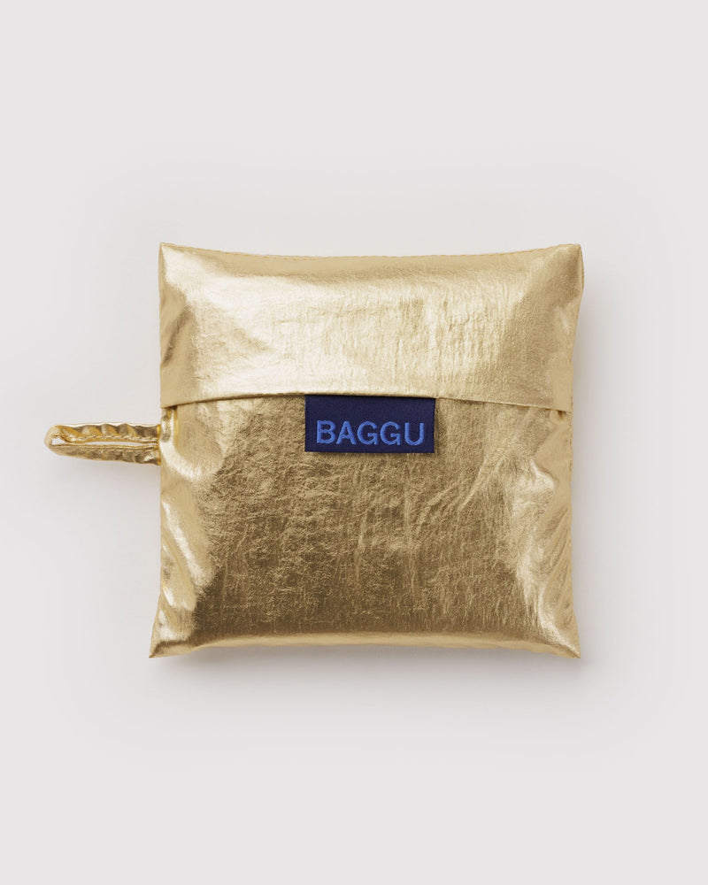 BAGGU Standard Standard Baggu - Gold Metallic