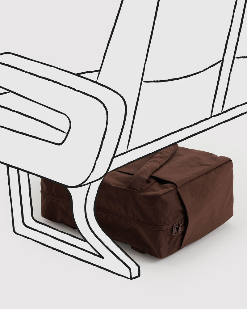BAGGU  Small Cloud Carry-On - Coffee