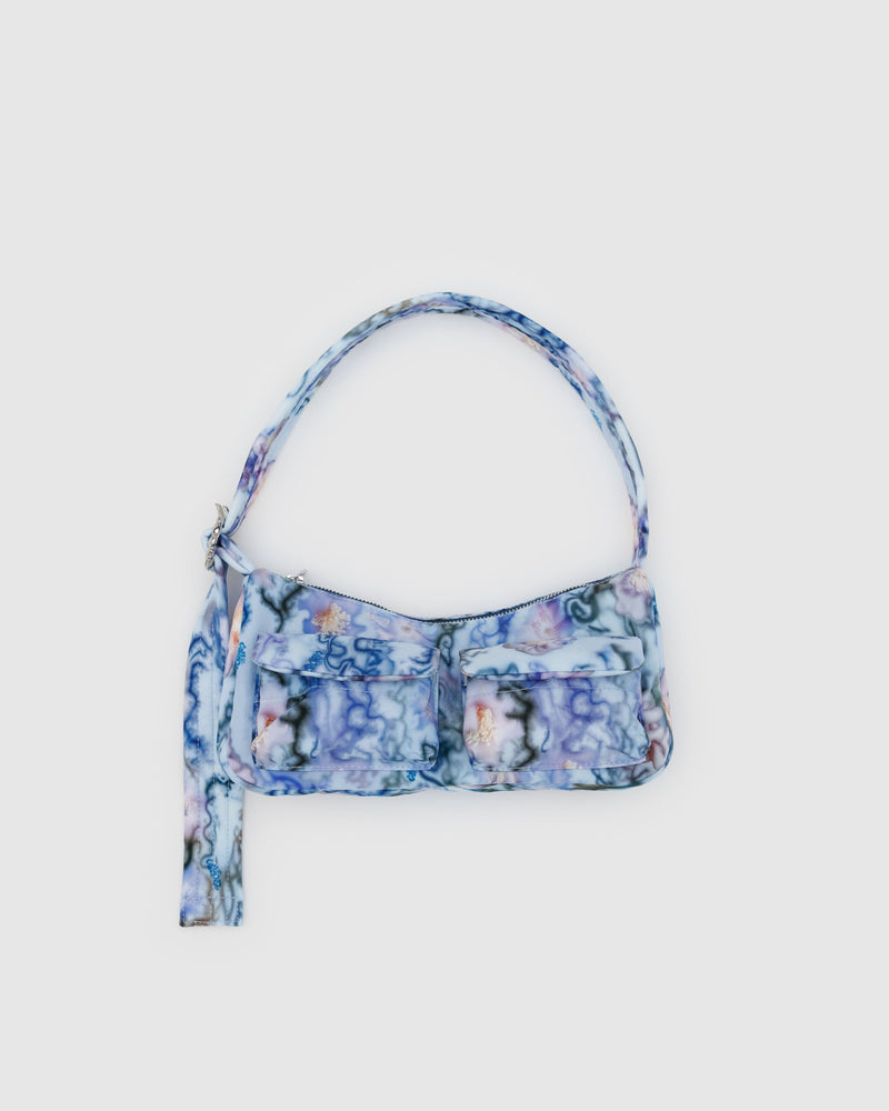 BAGGU.com  Cargo Shoulder Bag - Blue Thorns