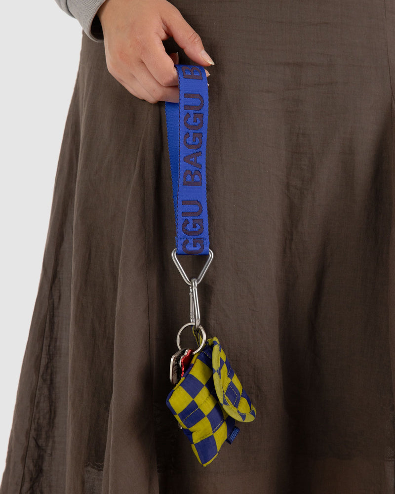 BAGGU.com  Logo Keychain - Cobalt