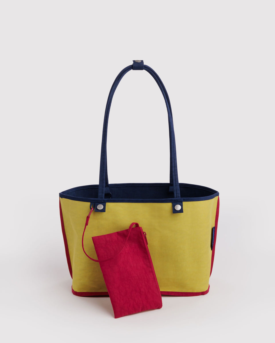 BAGGU New Arrivals Medium Nylon Reversible Tote - Navy Mix