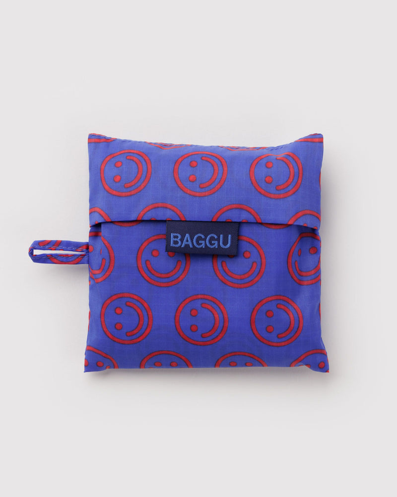 BAGGU Standard Standard Baggu - Mini Cobalt Happy