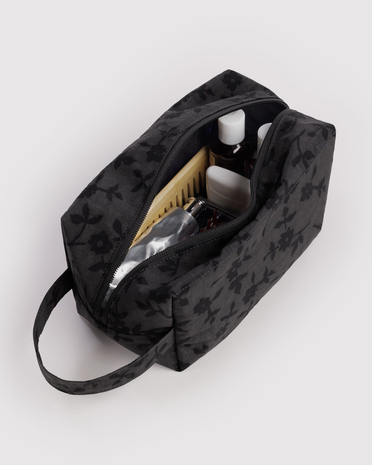 Dopp Kit - Charcoal Ditsy Floral