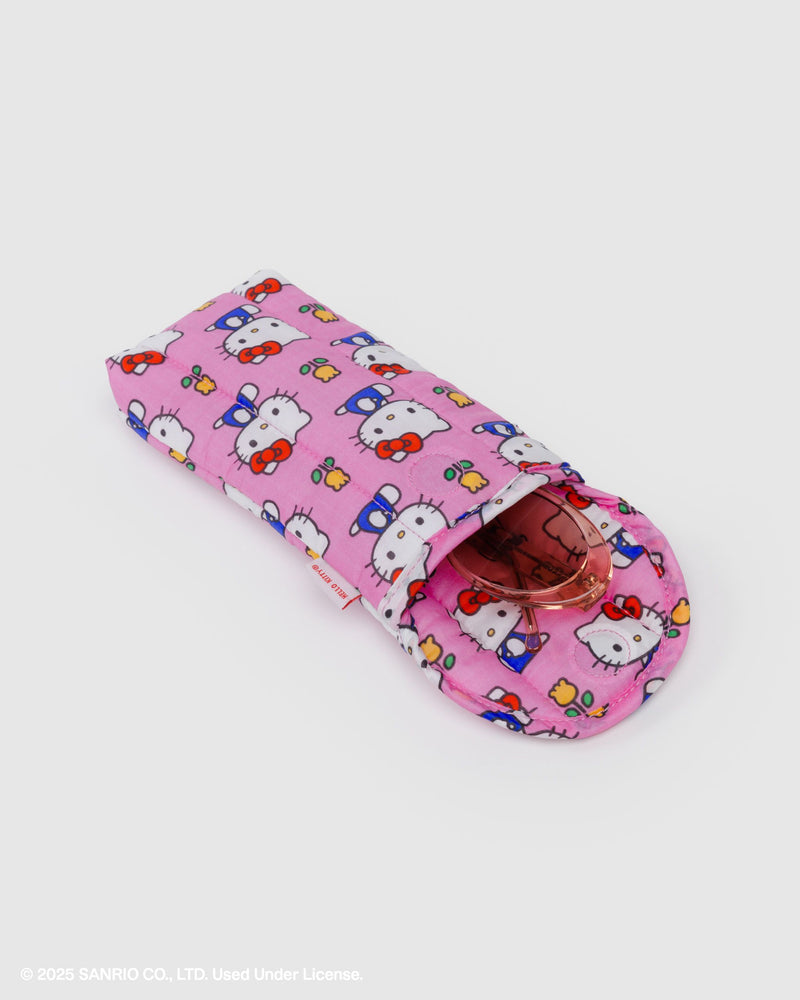 BAGGU ALL PRODUCTS Puffy Glasses Sleeve - Hello Kitty Pink