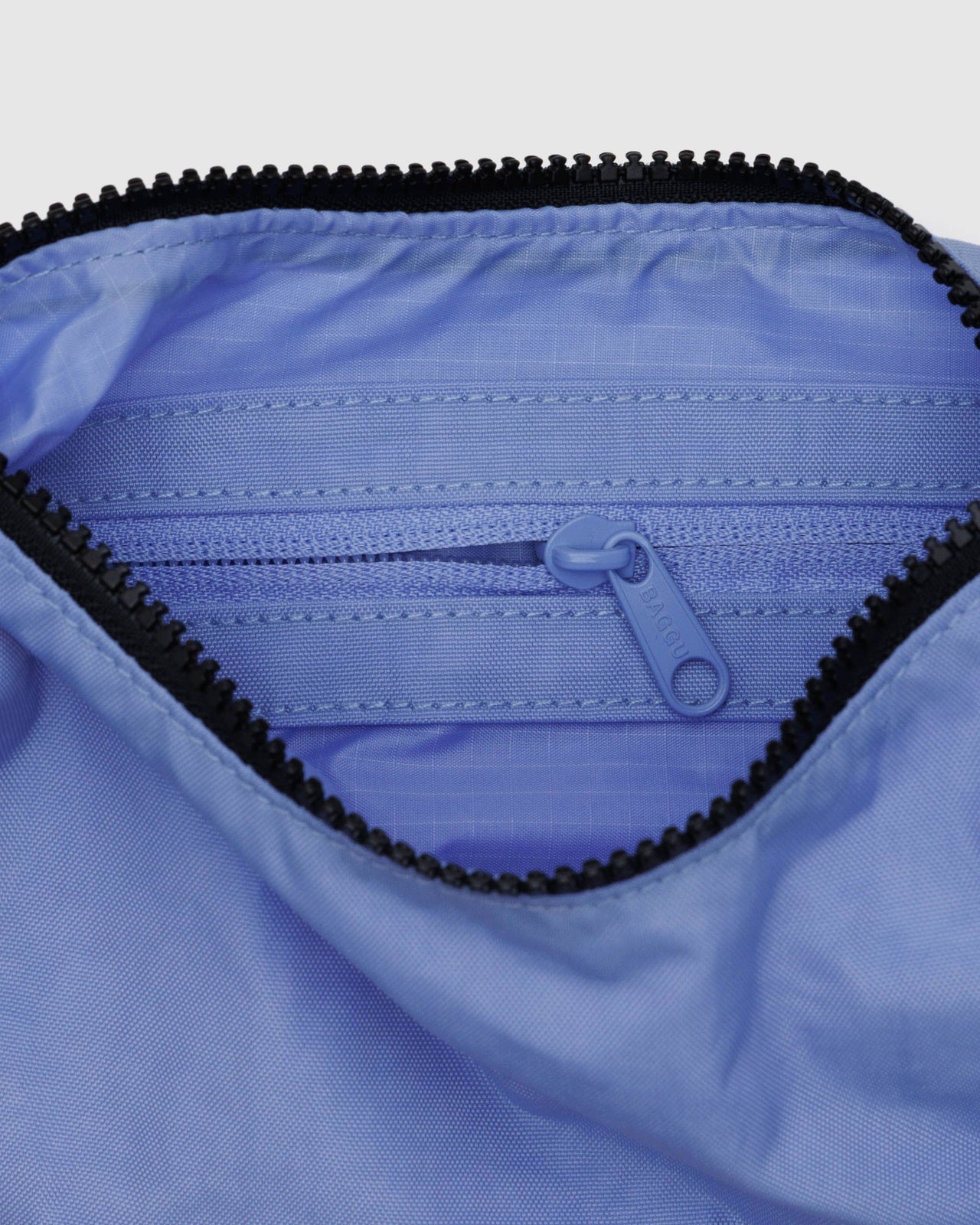 Small Nylon Crescent Bag - Cornflower